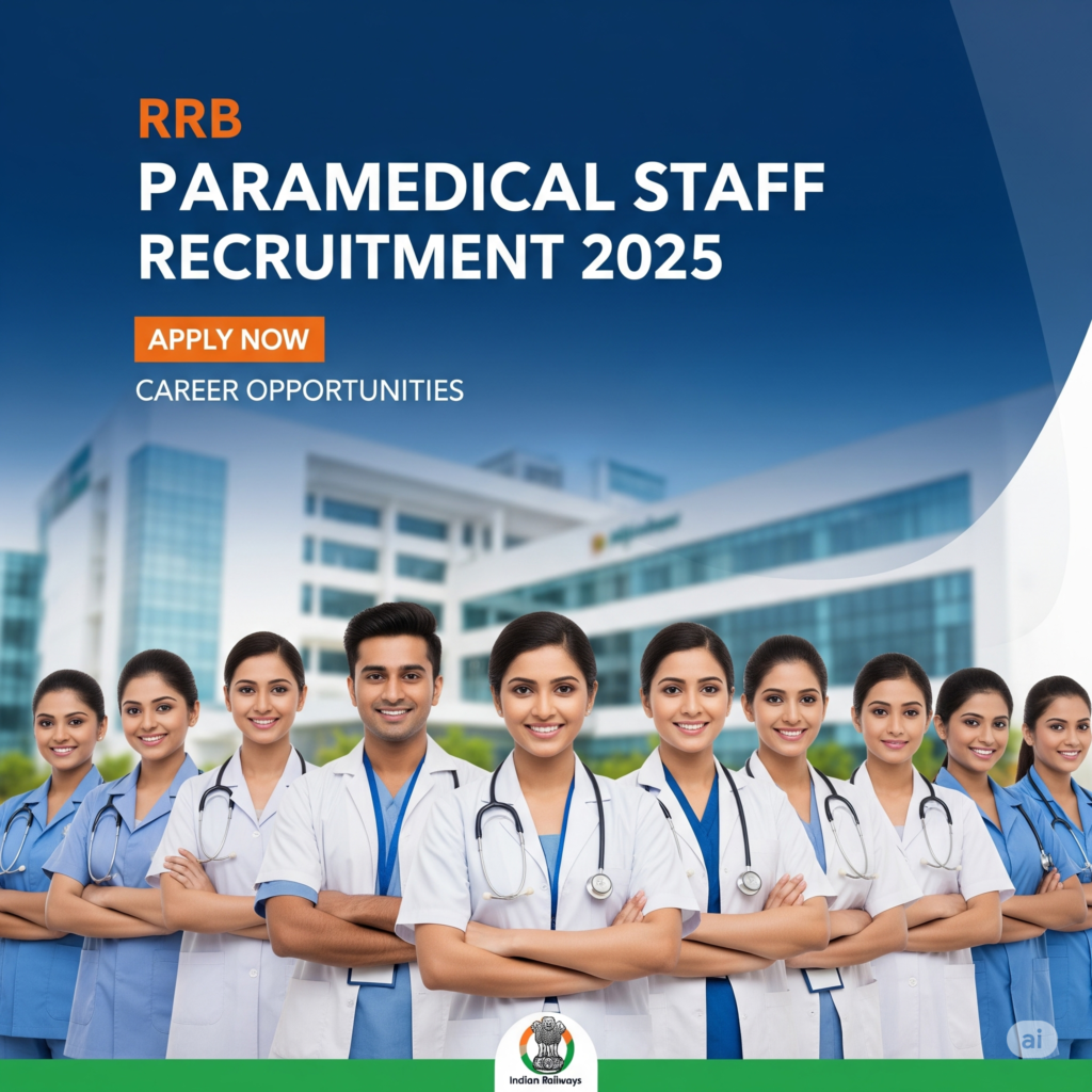 RRB Paramedical Staff Recruitment 2025