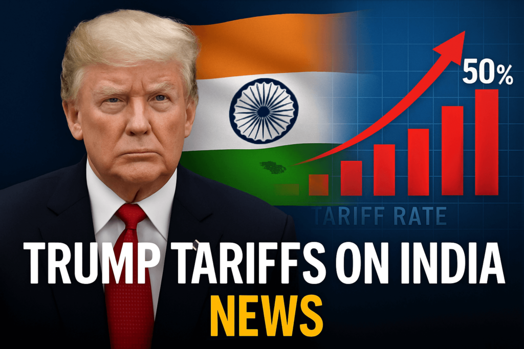 Trump Tariffs on India – US Tariff News, 50 Percent Duty Impact and Trade Outlook 2025
